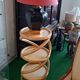 Bent wood side table