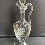 Buire (ewer) blown and engraved crystal – XXth century