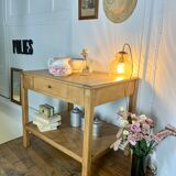 Antique wooden console