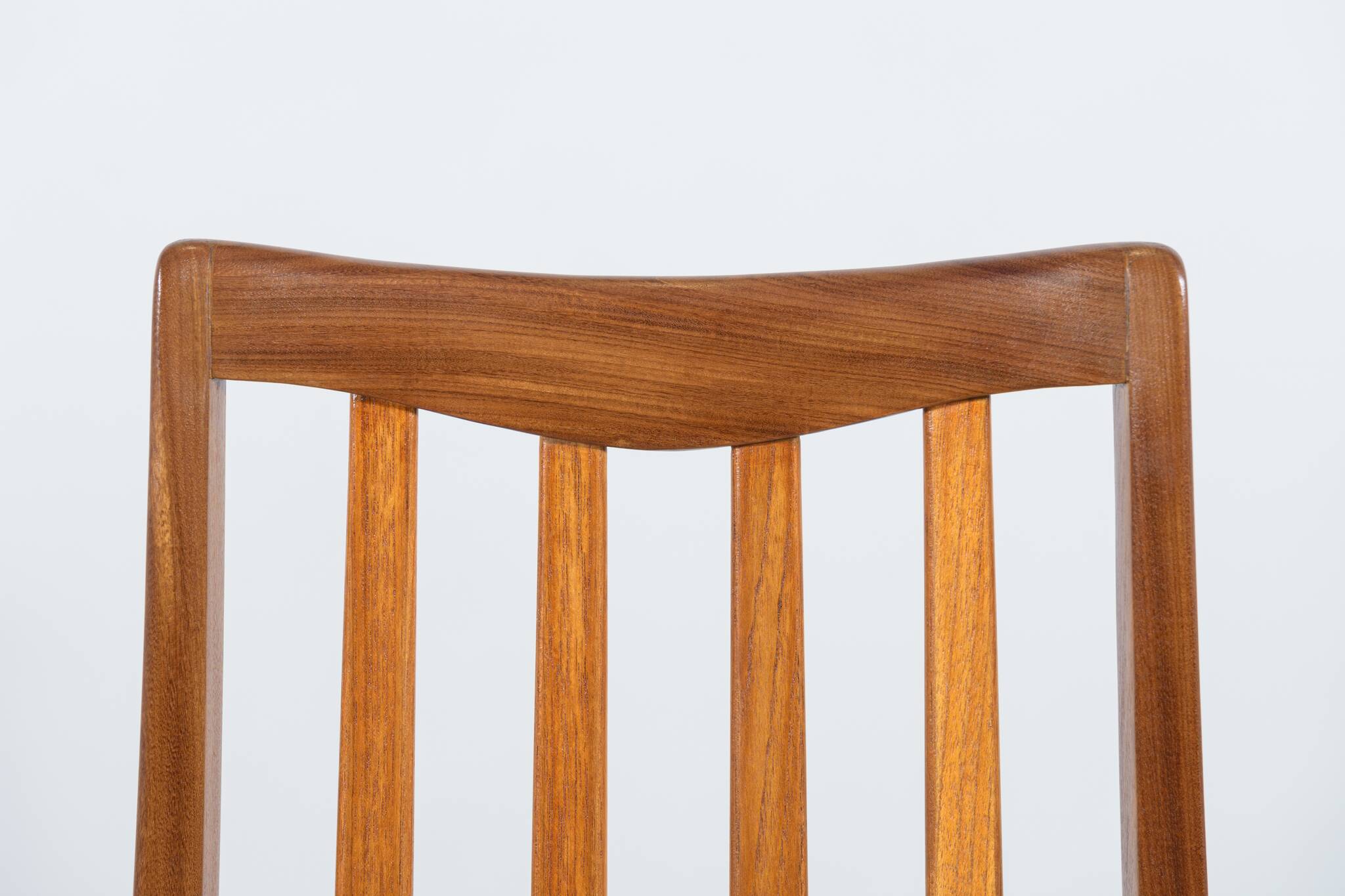 Mid-century teak and fabric dining chairs by Leslie Dandy for G-Plan, 1960s, set of 8
