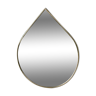 Brass drop mirror