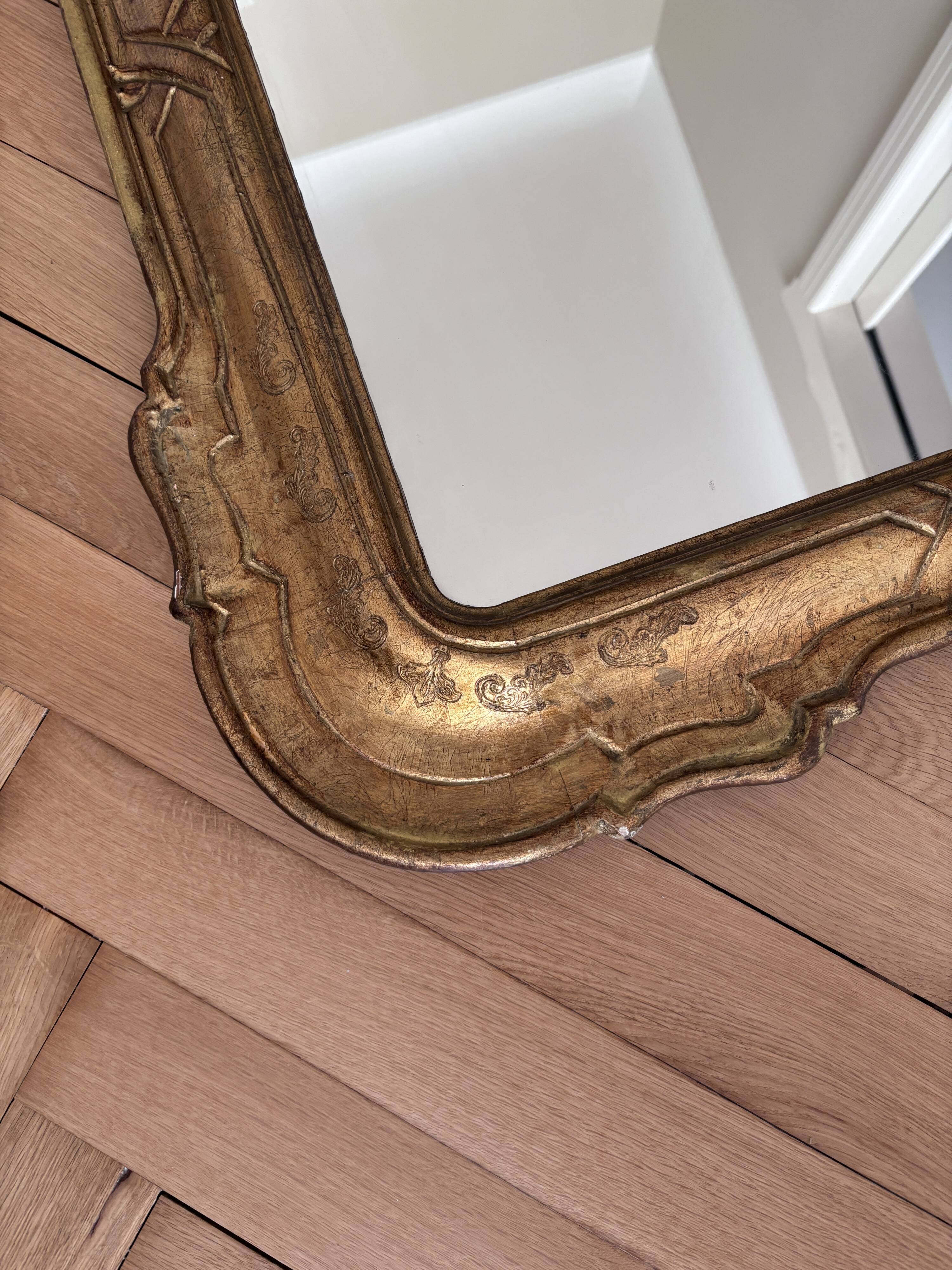 Miroir doré