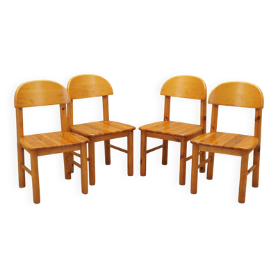 4 chaises scandinaves Rainer Daumiller, années 1960