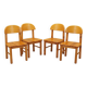 Set of four chairs, Scandinavian design, 1960s, designer: Rainer Daumiller,