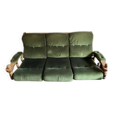 Velvet sofa bed