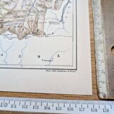 Map of the Hautes-Pyrénées, printed in 1889.