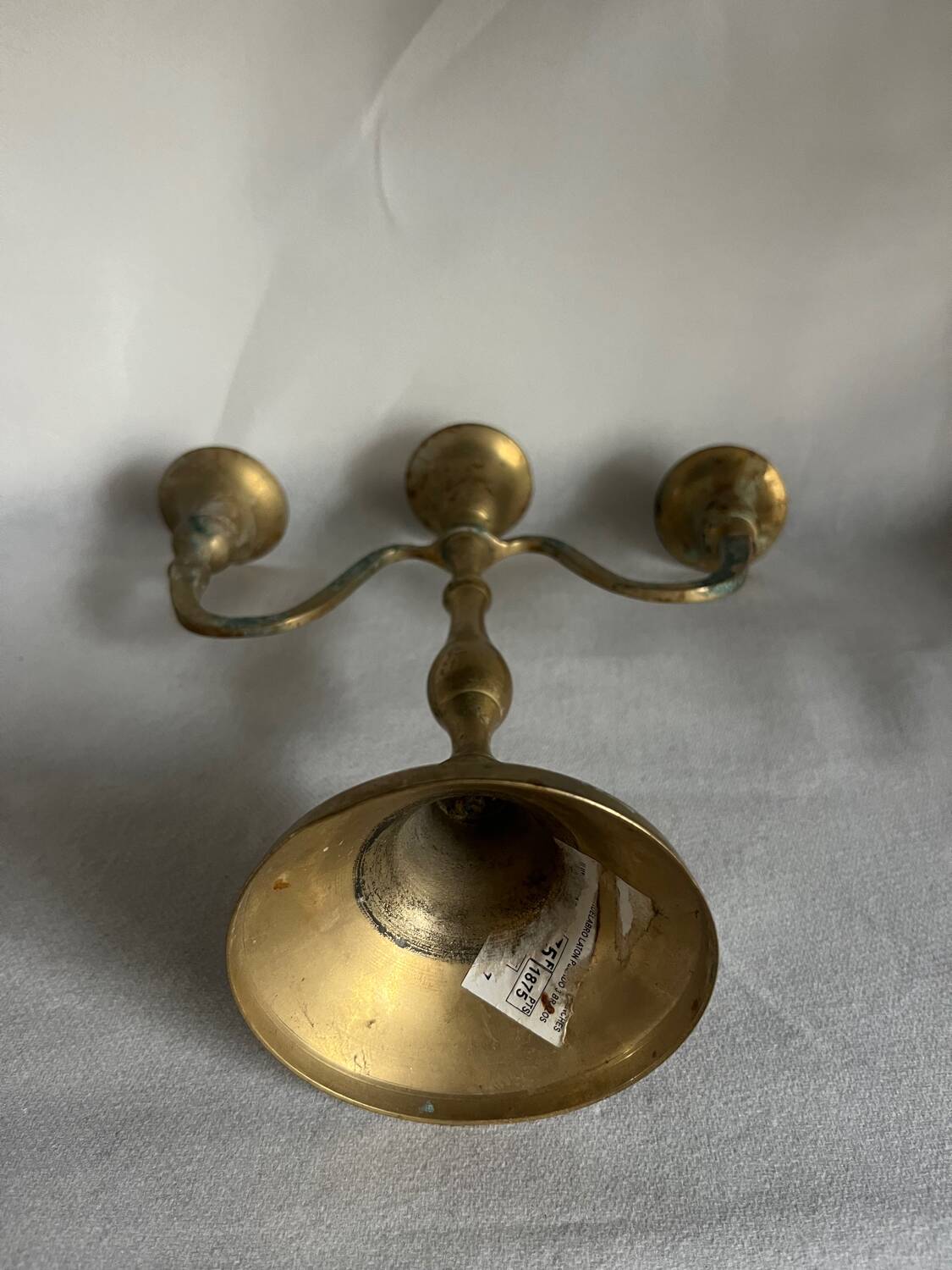 Antique brass chandelier