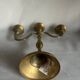 Antique brass chandelier