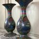 Pair of cloisonné vases, Japan, Meiji period, 19th century