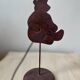 Wrought iron lamp Bear 1990