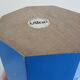 Pierre sala for vilac, blue wooden pencil lamp from the 80s