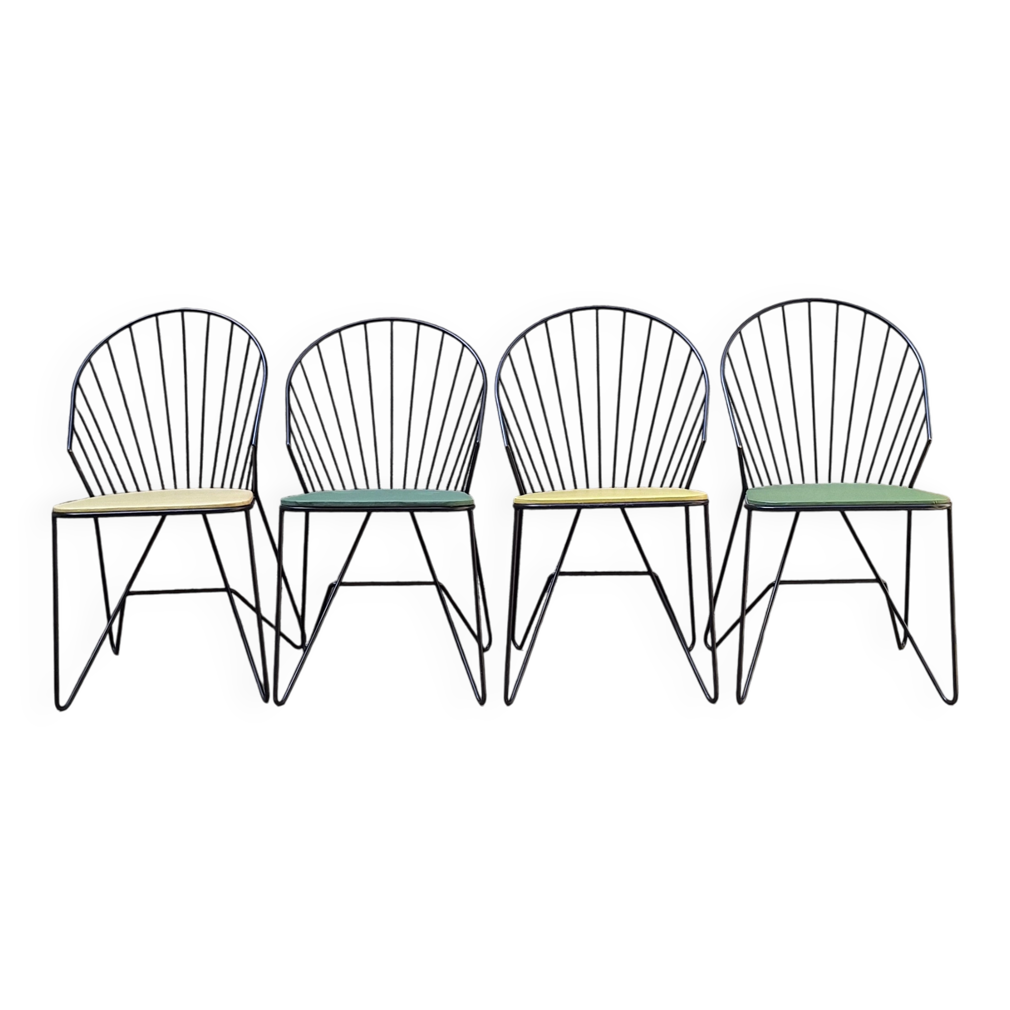 Set of 4 chairs by J.O. Waldar & V. Möldhammer for Sonett Karl Fostel