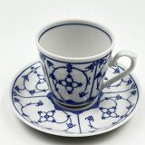 Set of 4 winterling cups, milk jug and sugar bowl