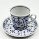 Set of 4 winterling cups, milk jug and sugar bowl