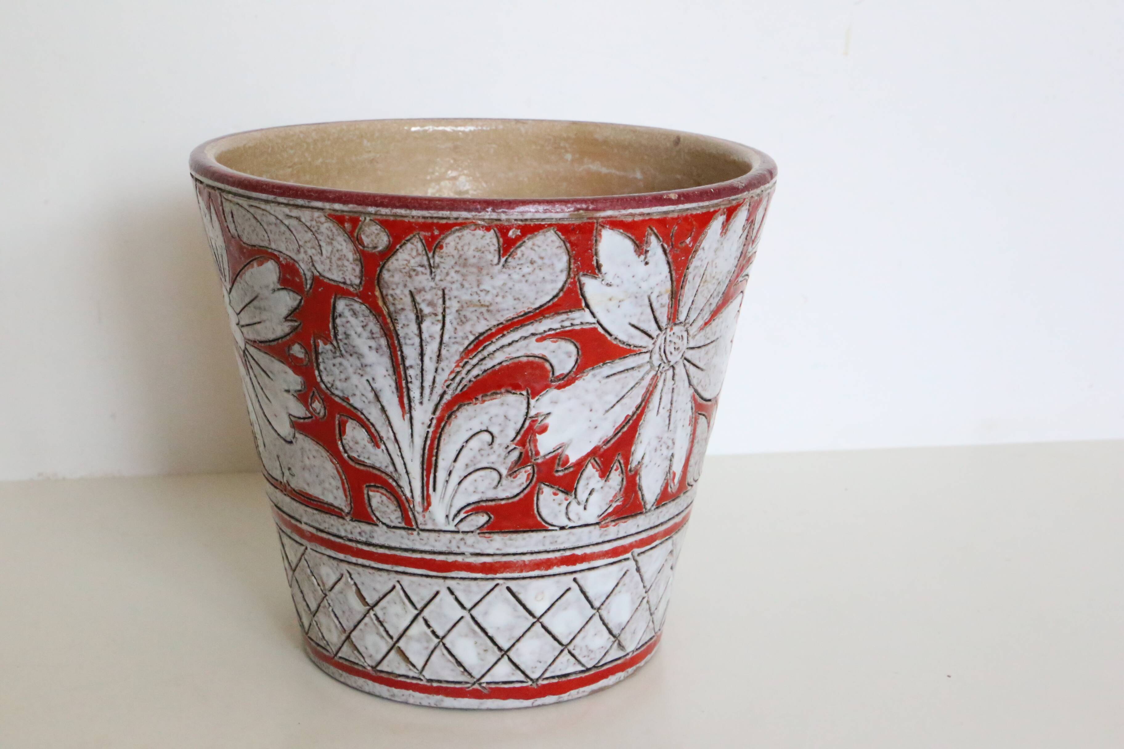 Italian ceramic planter by Fratelli Fanciullacci, circa 1950/60 /
