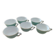 Set of 6 Saint Amand cups