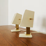 Paire de lampes de table en laiton 1950