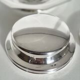 Antique butter dish Coquillor-glace in silver-plated metal
