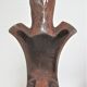 pair of zoomorphic chenets cast iron brass vintage buff