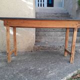 Wooden workshop table