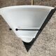 Post Modern wall light frosted glass and black metal