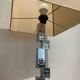 Vintage space age modernist chrome lamp circa 1970