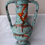 Vase Vallauris fat lava