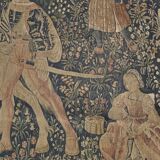 Noble Amazon Museum Tapestry, Hand-Printed Medieval Pattern