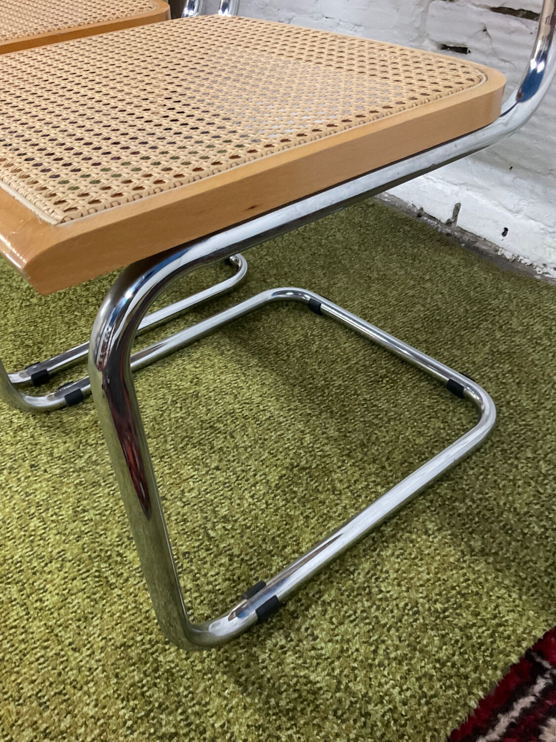 Pair of chairs Marcel Breuer Cesca B32