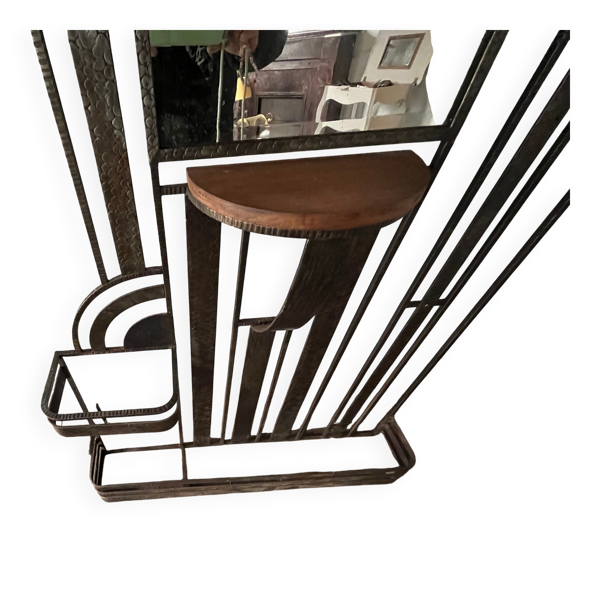 Porte manteau d'entrée en fer forgé