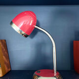 Red chrome desk lamp