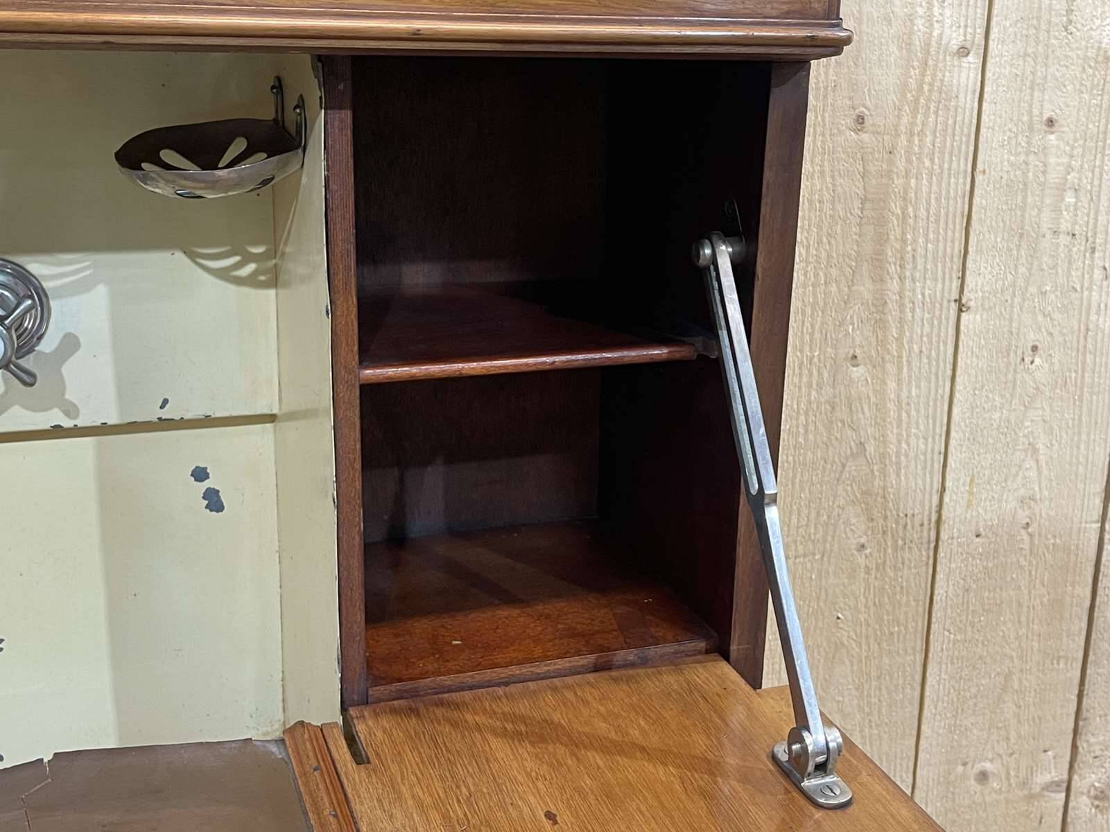 1930s mahogany boat cabin toilet furniture