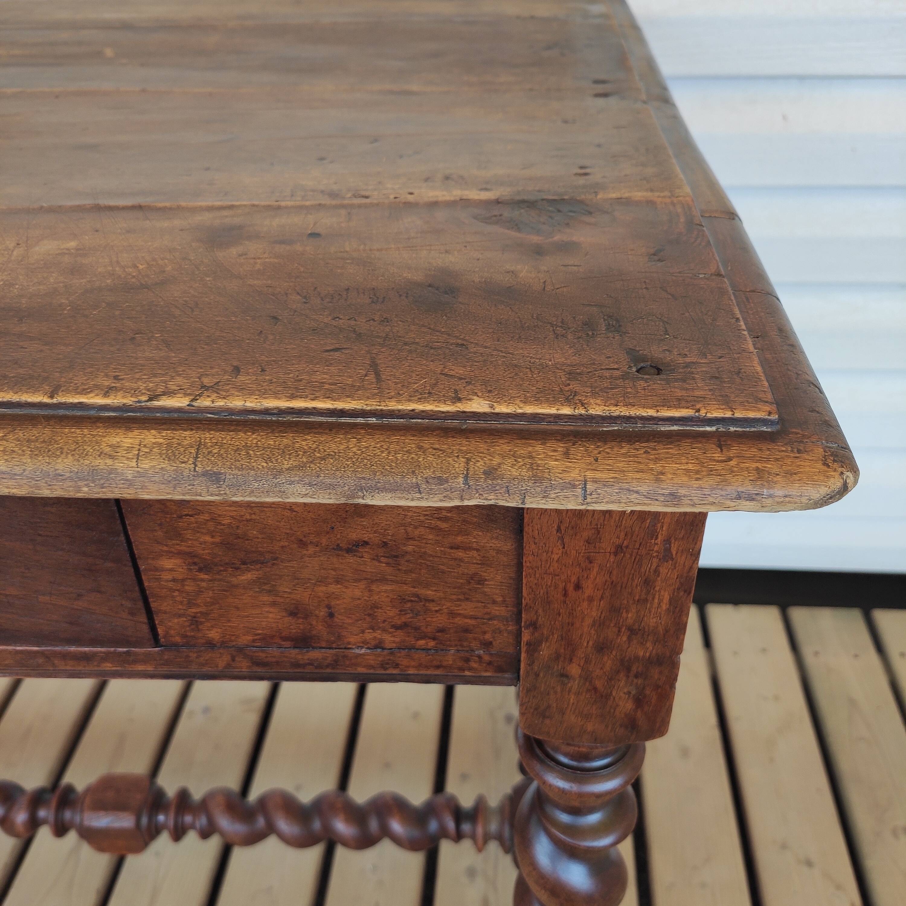 Old office table Louis XIII style