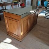 Oak shop counter