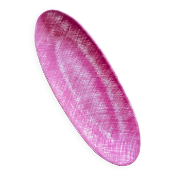 Plat ovale rose