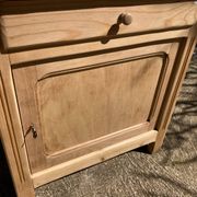 Compact Parisian buffet, 2 elements, pine/beech.