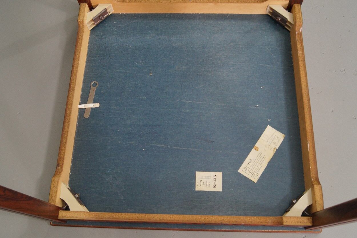 Rosewood and wenge coffee table from Alberts Tibro, 1970s