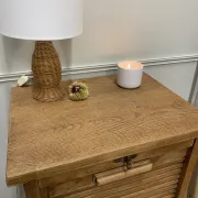 oak curtain furniture / filing cabinet