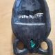 African ceremonial mask in handmade ebony wood