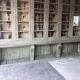 Bibliothèque ancienne patinée