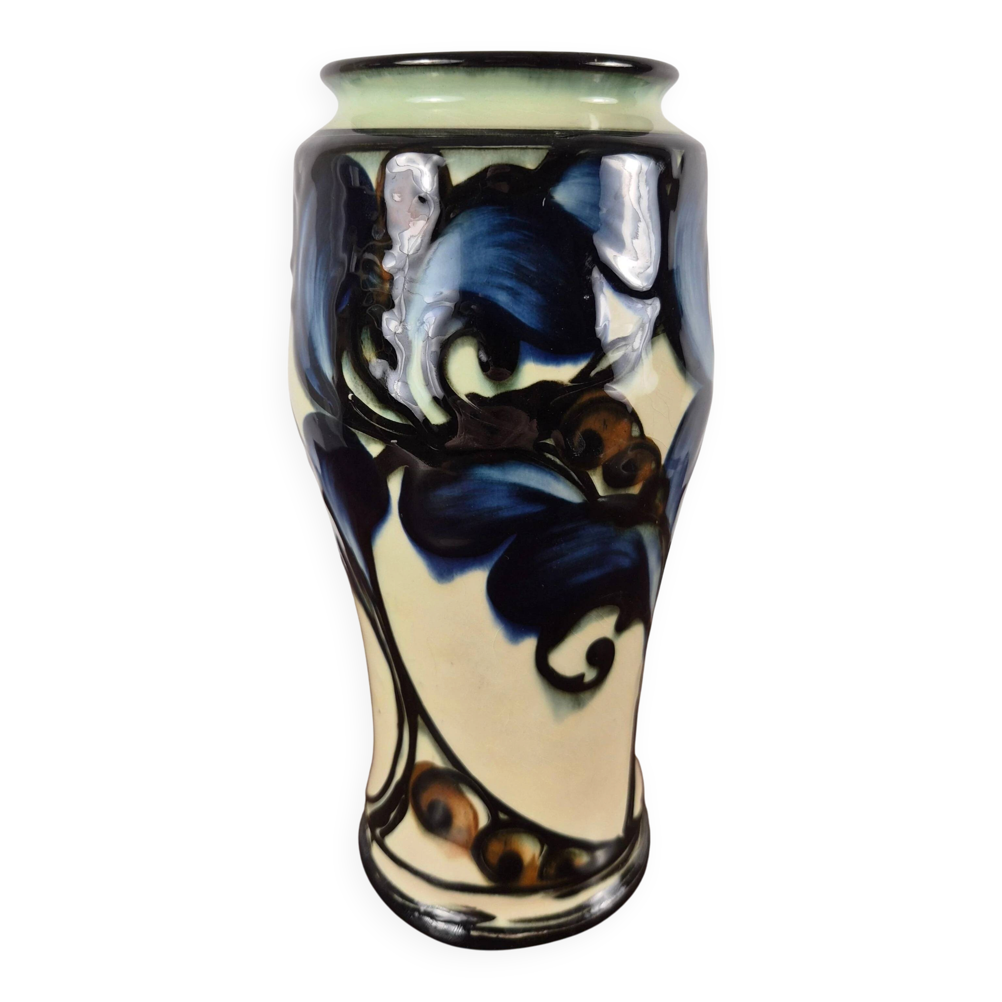 Petit vase en grès émaillé par Danico, Danemark, 1930.