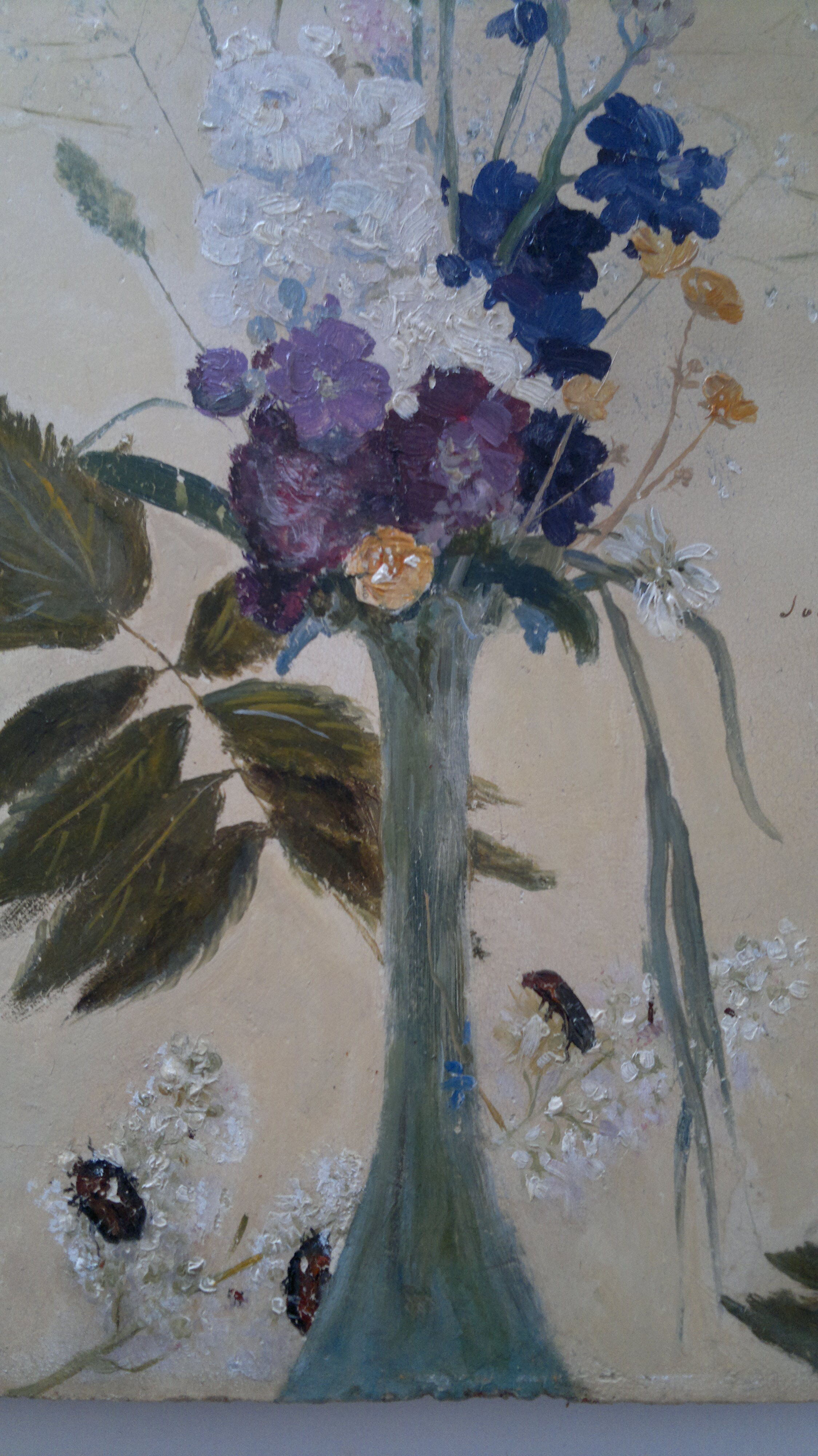 Oil painting "flowers fields" XlX