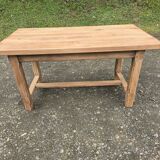 Vintage solid oak farmhouse table