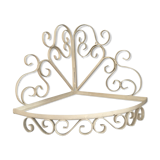 Wrought iron corner shelf
