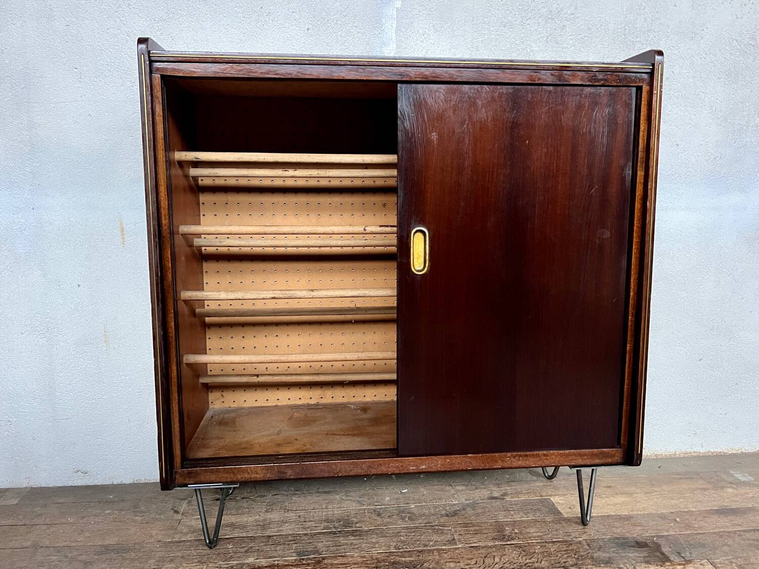 Vintage shoe cabinet