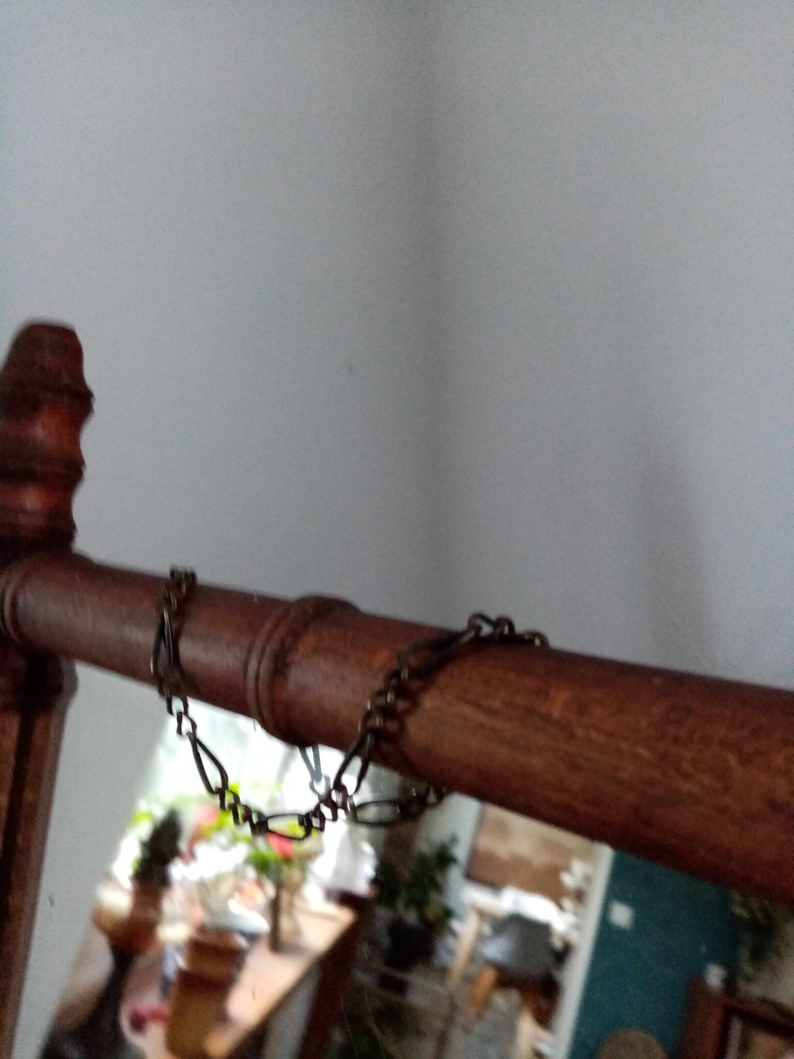 Miroir bambou vintage