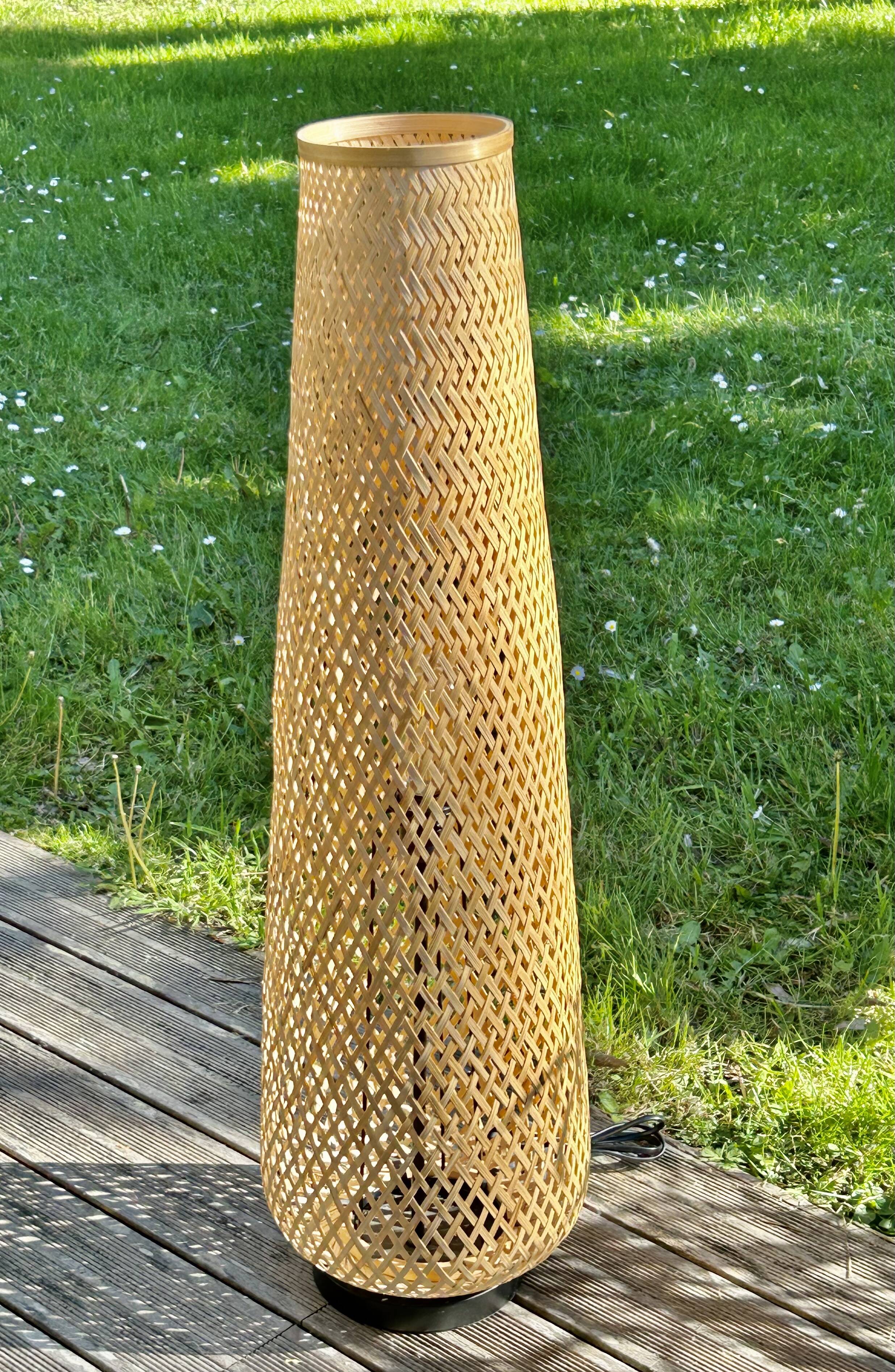 Bamboo Floor Lamp, Zen - 96 cm