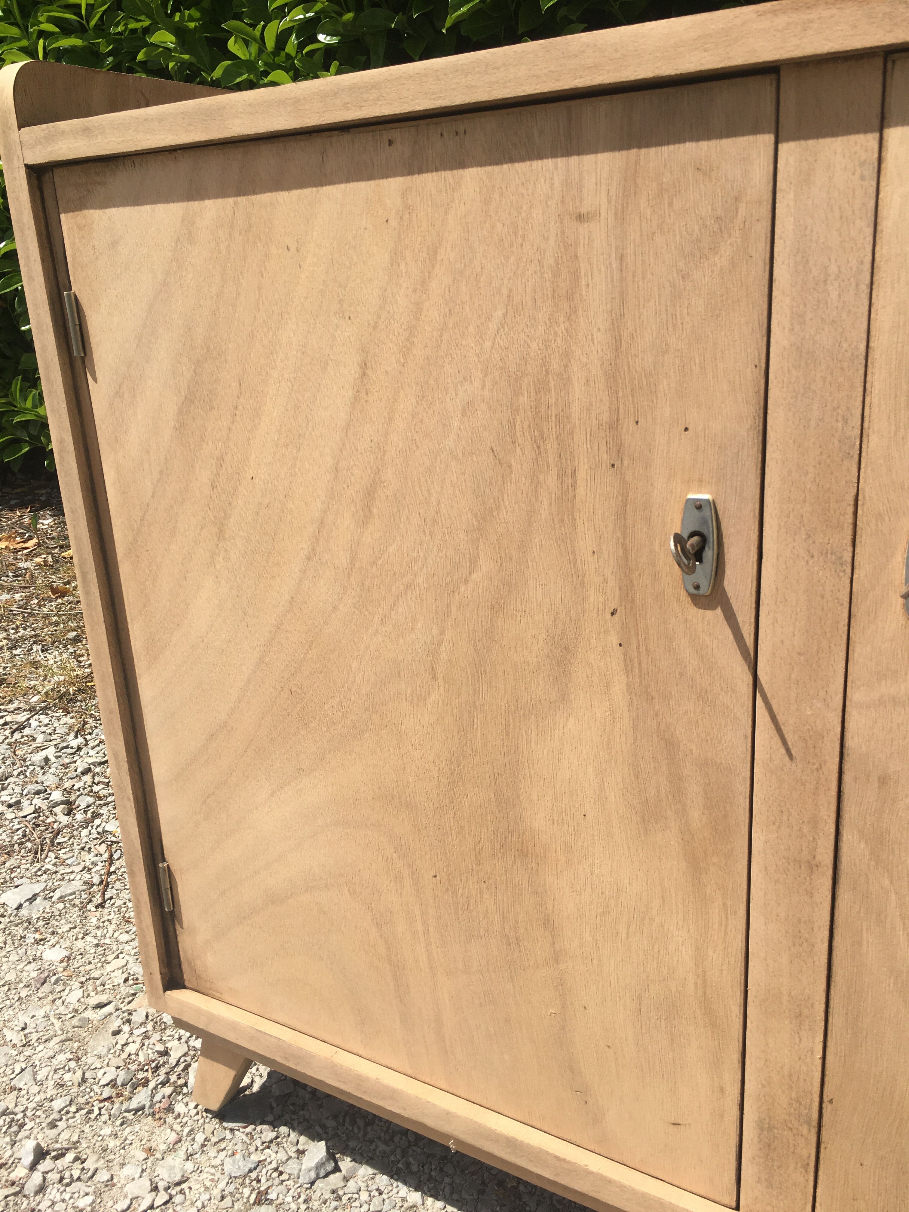 Parisian buffet feet compass raw wood