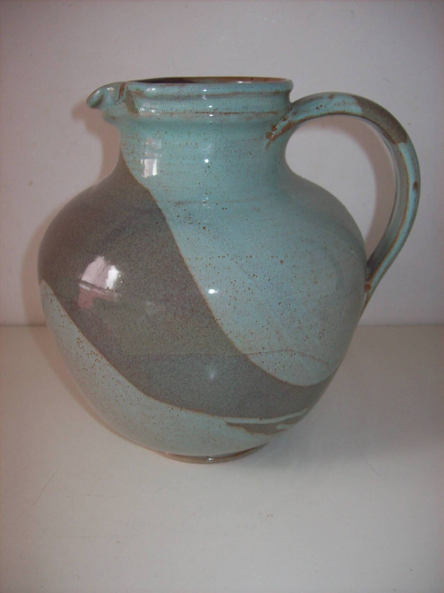 Ceramic jug signed Paturel