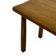 Vintage Set of 3 brutalist oak side or nesting tables 1970s